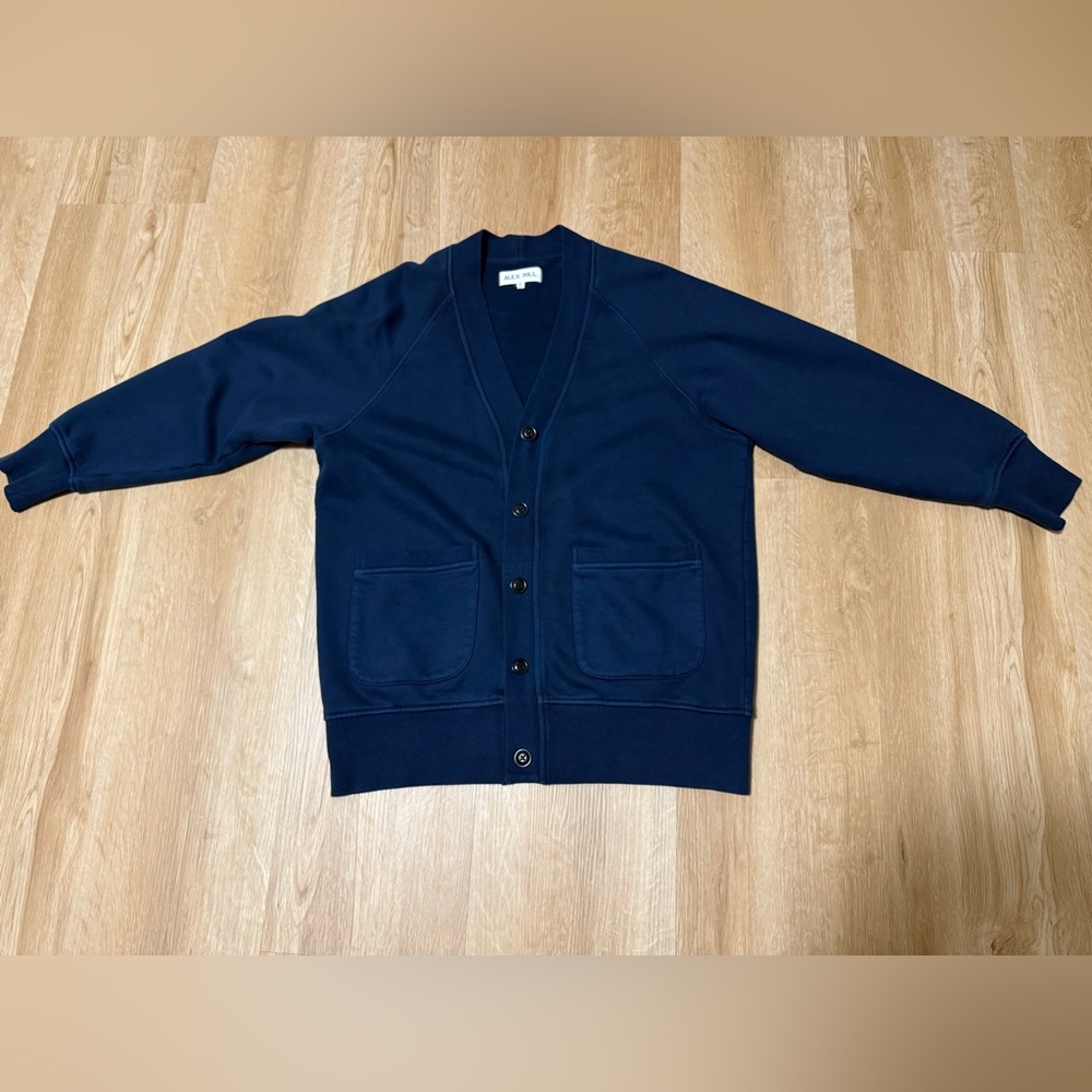 ALEX MILL David Fleece Cardigan